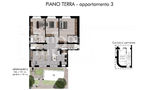 Foto Appartamento a Pisa San Francesco di 151 m² con 4 locali in vendita