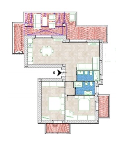Foto Appartamento a Carrara di 95 m² con 4 locali in vendita