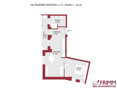 Foto Appartamento in Via Teodoro Monticelli, Roma Euclide di 49 m²