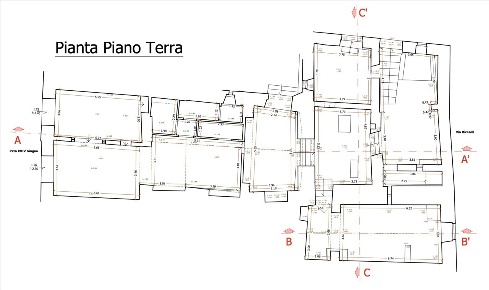 Foto Locale commerciale in Piazza XXVI Giugno 17, Sarteano di 250 m²