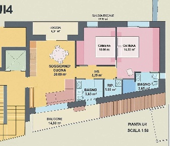 Foto Appartamento a Rimini di 112 m² con 3 locali in vendita