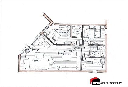 Foto Appartamento a Tonezza del Cimone di 100 m² con 6 locali in vendita