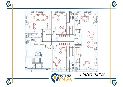 Foto Ufficio a Pistoia Sant'Agostino di 255 m² con 5 locali in affitto