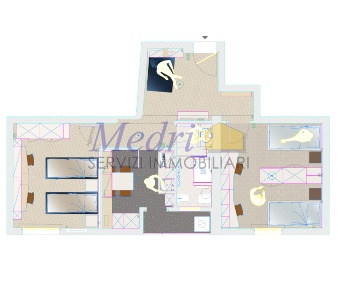 Foto Appartamento a Cesena Centro Urbano di 70 m² con 3 locali in affitto