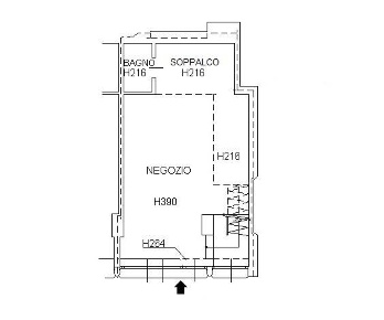 Foto Negozio a Milano Frua di 50 m² con 1 locali in vendita