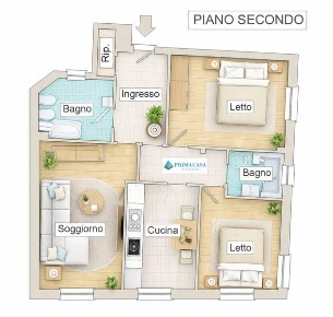 Foto Appartamento a Piacenza Borgotrebbia di 124 m² con 3 locali in vendita