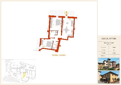 Foto Appartamento a Siena Fuori Porta Pispini di 88 m² con 3 locali
