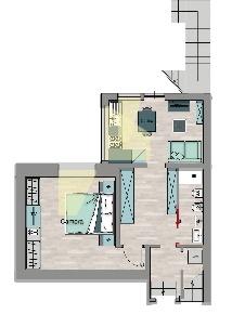 Foto Appartamento a Fermo di 62 m² con 2 locali in vendita