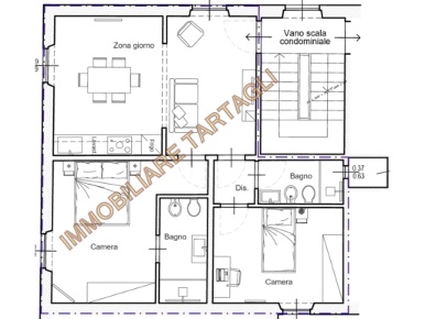 Foto Appartamento in VIA BRUNETTO LATINI 9, Firenze Le Cure di 70 m²
