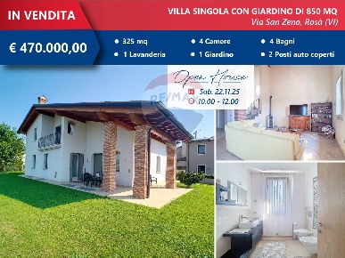 Foto Villa unifamiliare in Via San Zeno, Rosà di 325 m² con 9 locali