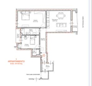 Foto Appartamento a Firenze Gavinana di 81 m² con 3 locali in vendita