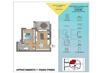 Foto Appartamento in Via S. Michele del Carso, Lissone Stazione di 66 m²