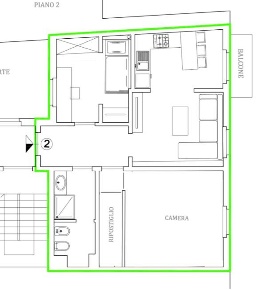 Foto Appartamento a Firenze Campo di Marte di 70 m² con 3 locali in vendita