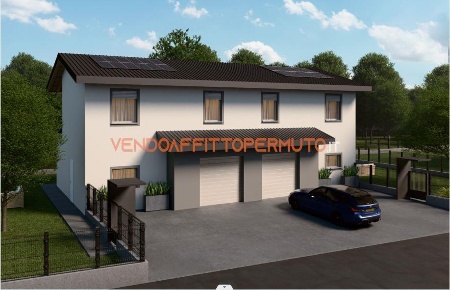 Foto Villa bifamiliare in via filanda, Fornovo San Giovanni di 142 m²