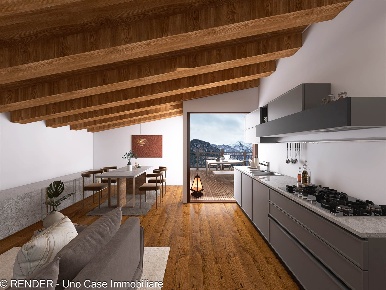 Foto Appartamento in Rue Trois Village, Brusson Centro di 60 m² in vendita