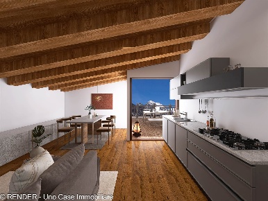 Foto Appartamento in Rue Trois Village, Brusson Centro di 60 m² in vendita