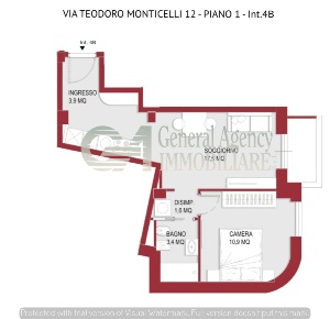 Foto Appartamento in Via Teodoro Monticelli, Roma Euclide di 47 m²