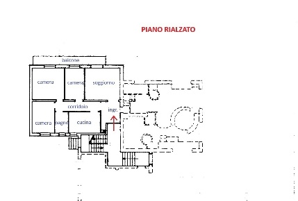 Foto Appartamento in piazza patrioti, Cortemaggiore di 125 m² con 4 locali