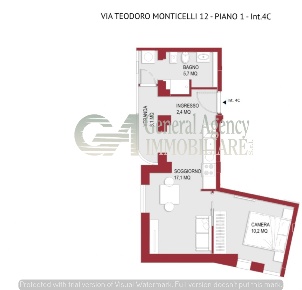 Foto Appartamento in VIA TEODORO MONTICELLI, Roma Eur di 49 m² con 3 locali