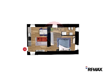 Foto Appartamento in VIA CESARE BATTISTI, Curno di 55 m² con 2 locali