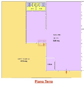 Foto Capannone industriale a Cesena di 520 m² con 1 locali in affitto