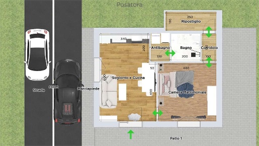 Foto Appartamento a Ancona di 58 m² con 2 locali in vendita