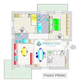 Foto Appartamento in via piccinini 1, Pontenure Centro di 99 m² in vendita
