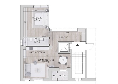 Foto Appartamento in Via Bellavista, Rivoli Borgo Nuovo - Castello di 75 m²