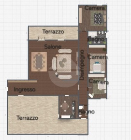 Foto Appartamento in Via CAPRANICA, Ronciglione di 137 m² con 4 locali