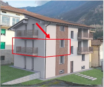 Foto Appartamento in Via dei monti, Pisogne Centro di 64 m² con 2 locali
