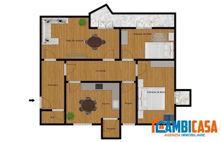 Foto Appartamento a Palermo De Gasperi - Croce Rossa di 110 m² con 4 locali