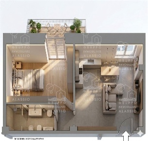 Foto Appartamento a Alassio Moglio di 45 m² con 2 locali in vendita