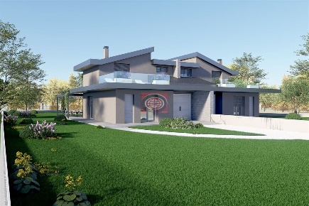 Foto Villa bifamiliare a Cesena San Martino in Fiume di 174 m² con 6 locali