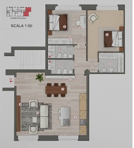 Foto Appartamento a Borgo San Lorenzo Centro di 65 m² con 3 locali