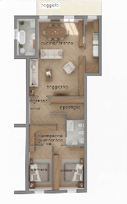 Foto Appartamento a Bovolenta Centro di 114 m² con 5 locali in vendita