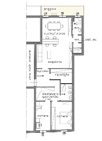 Foto Appartamento a Bovolenta Centro di 114 m² con 5 locali in vendita
