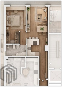 Foto Appartamento in Viale Aldo Moro 44, Como Borghi di 54 m² con 2 locali