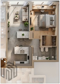 Foto Appartamento in Viale Aldo Moro 44, Como Borghi di 49 m² con 2 locali