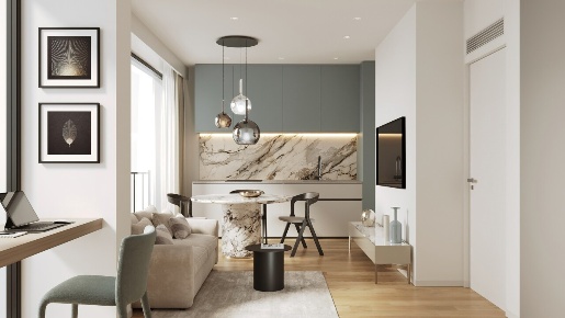 Foto Appartamento in Aldo Moro 28, Como Borghi di 33 m² con 1 locali