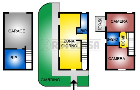 Foto Villa a schiera in Via di Melone, Santa Maria a Monte di 128 m²
