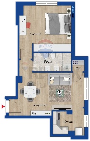 Foto Appartamento in Via Cesare Giorgio Raita, Roma Balduina di 55 m²