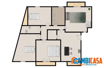 Foto Appartamento a Monreale Pioppo di 169 m² con 5 locali in vendita