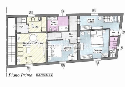 Foto Appartamento a Pisa San Francesco di 100 m² con 5 locali in vendita