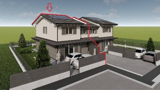 Foto Villa bifamiliare a Lurano di 155 m² con 5 locali in vendita