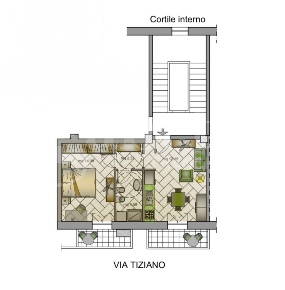 Foto Appartamento in Tiziano, Cagliari San Benedetto di 50 m² con 2 locali