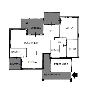 Foto Appartamento in Via Ludovico Ariosto, Monopoli Centro di 135 m²