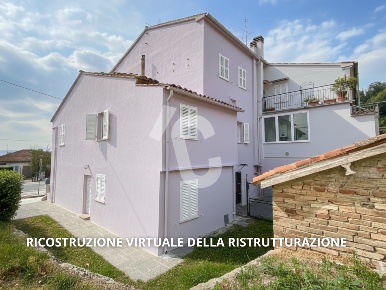 Foto Villa bifamiliare a Jesi Via Roma - Asse Sud di 217 m² in vendita