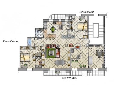 Foto Appartamento in Via Tiziano 52, Cagliari San Benedetto di 160 m²