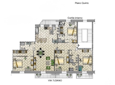 Foto Appartamento in Tiziano, Cagliari San Benedetto di 160 m² con 6 locali