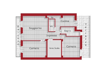 Foto Appartamento in VIA FOSCOLO, Viareggio Centro di 90 m² con 4 locali